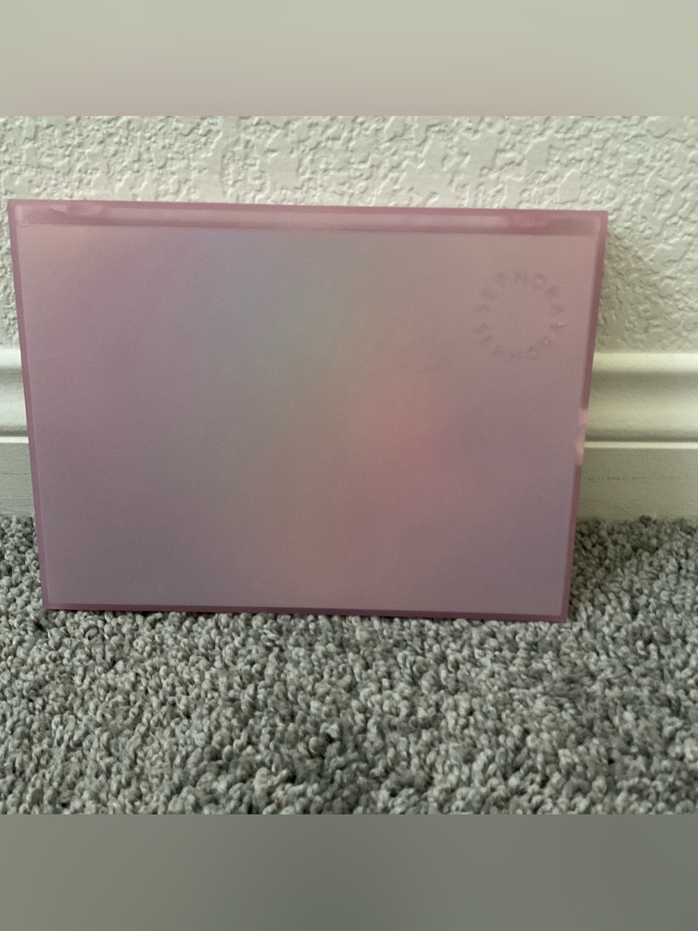 Sephora Metallic Silver Eyeshadow Palette Backing